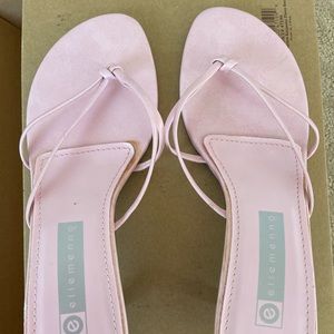 Ellemenno Pink Sandals. Never Worn. Size 9